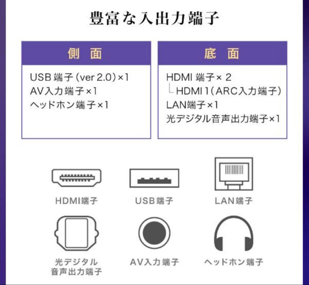 ChiQ チューナーレステレビ テレビ 24インチ モニター