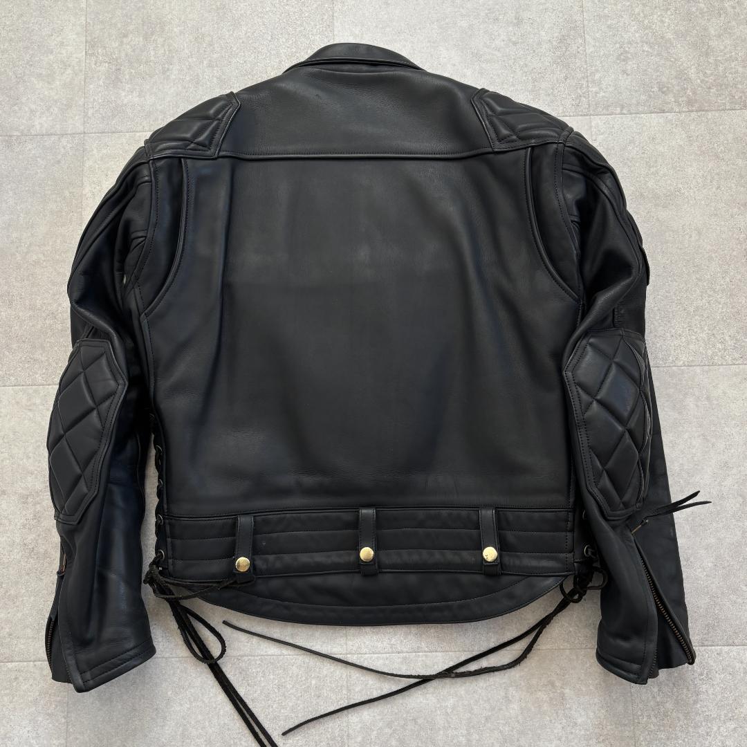 【美品・LL】KADOYAカドヤ/EVO/ダブルライダース/キルティングライナー