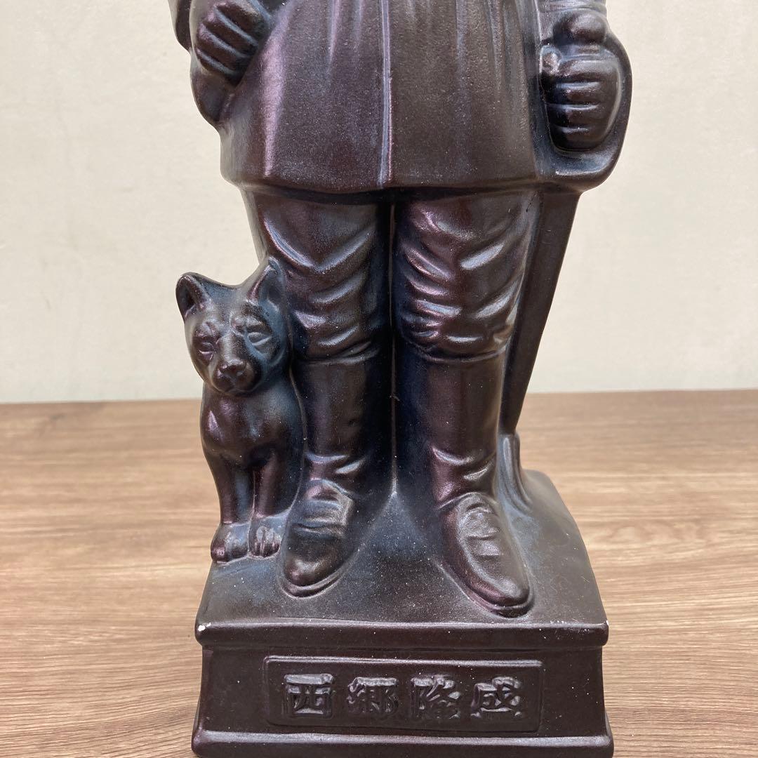 E-4 【希少】西郷隆盛 像 置物 （愛犬ツンと一緒に） 西郷どん 維新の三傑