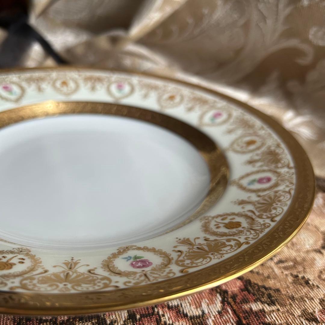 フランス製　Limoges Haviland リム付きディープディッシュ