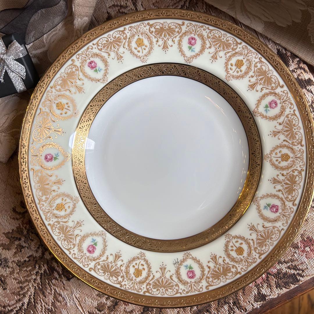 フランス製　Limoges Haviland リム付きディープディッシュ