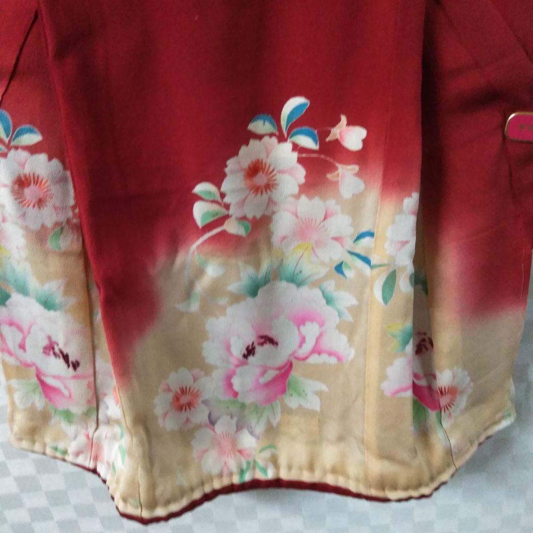 アンティーク古布着物　人形着物　市松人形着物　重ね着つき