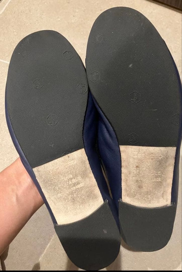 ゆゆさん専用　repetto flora ネイビーブラック　フラットシューズ41