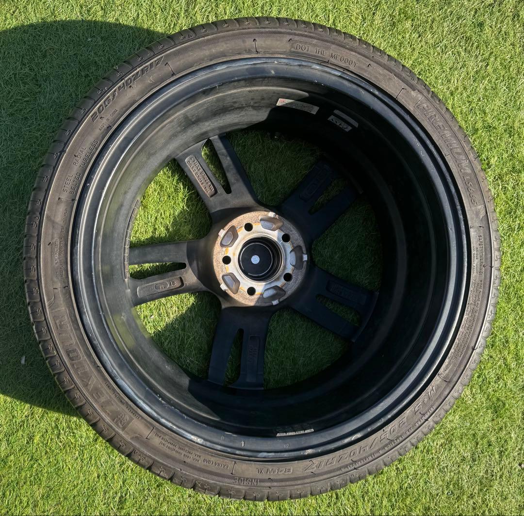 シュタイナー ホイール17インチ タイヤ 205/40r17 PDC 100x5
