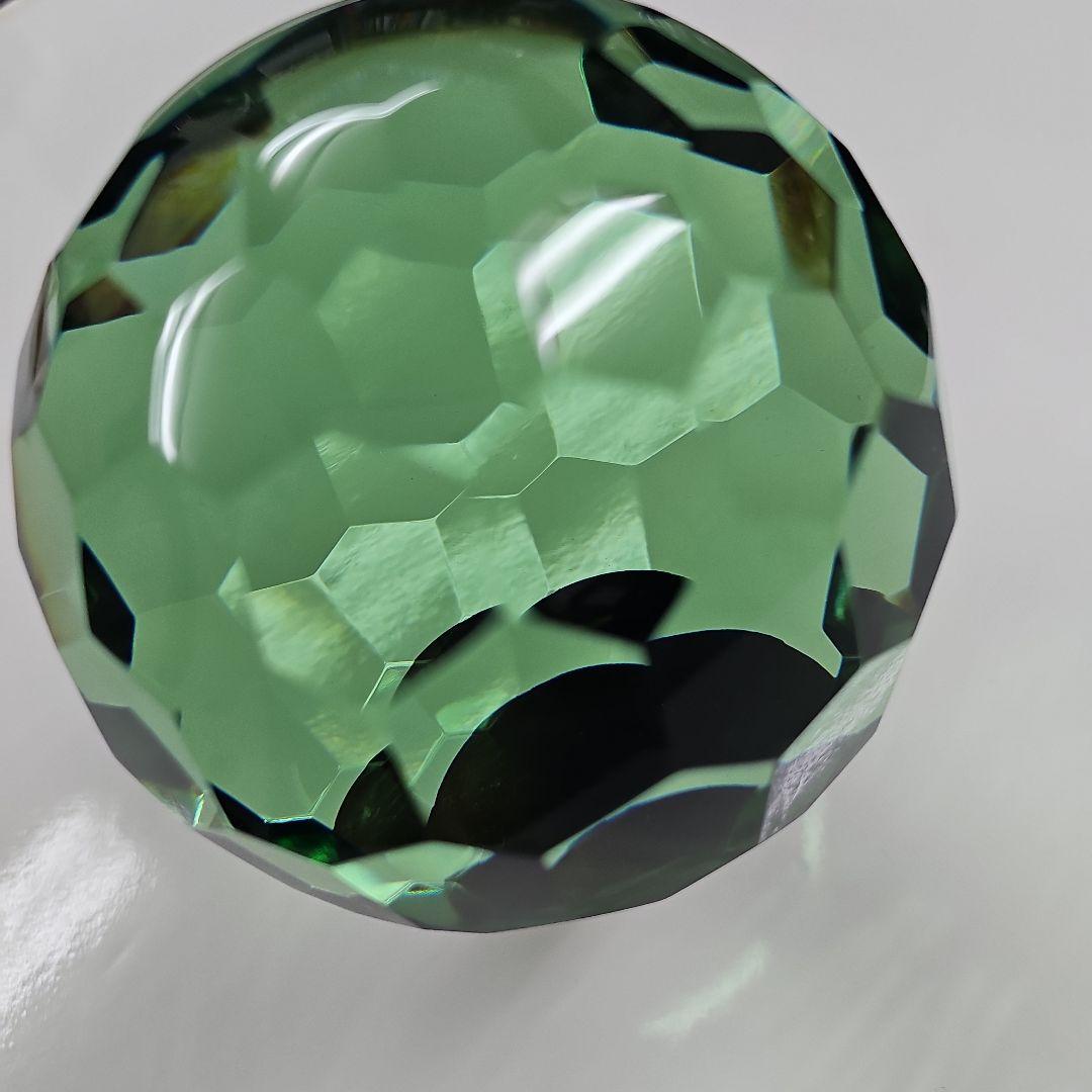 水晶球 中国工芸品 置物 多面カット球
