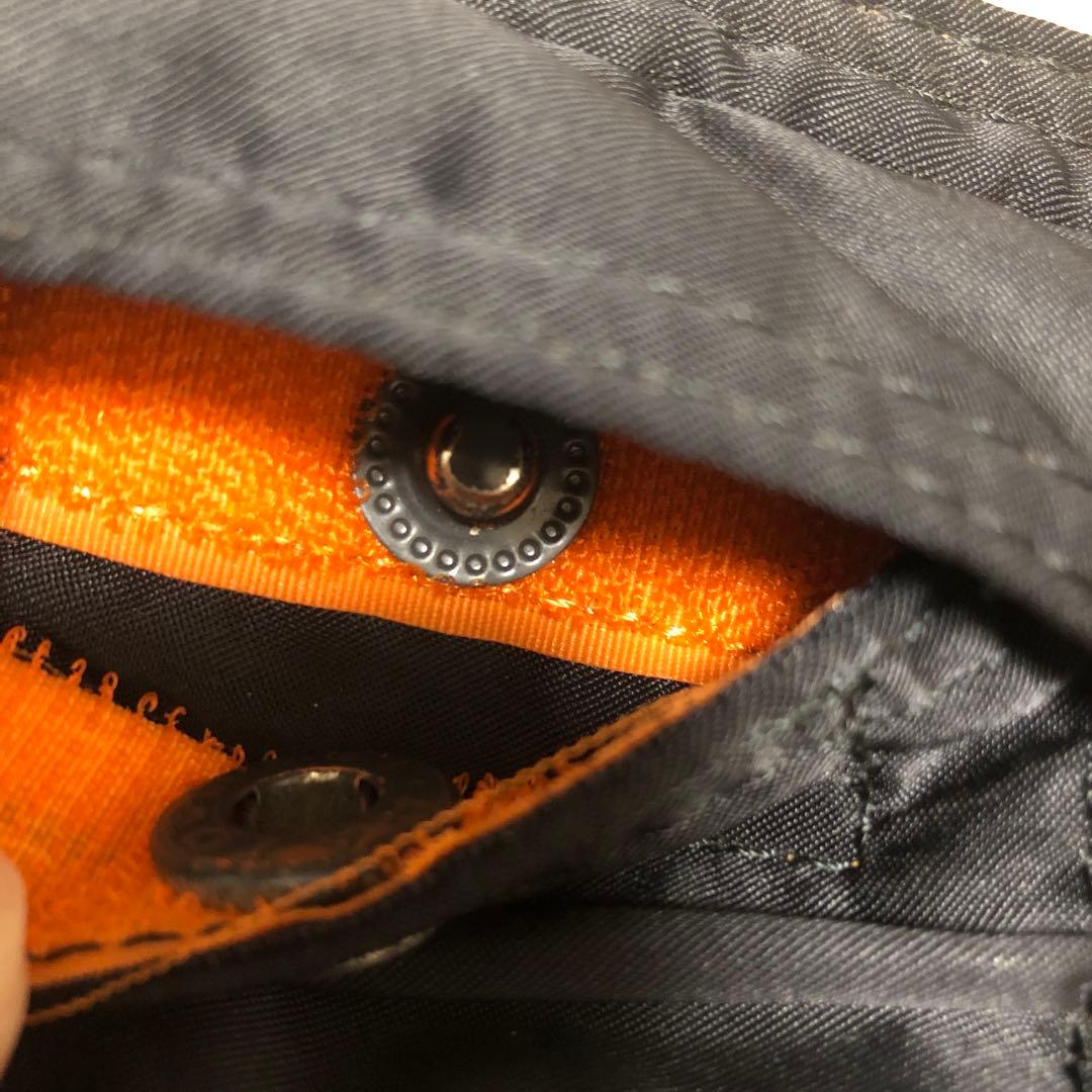 PORTER ブラックポーチ 約20cm x 13cm 手帳　システムバインダー