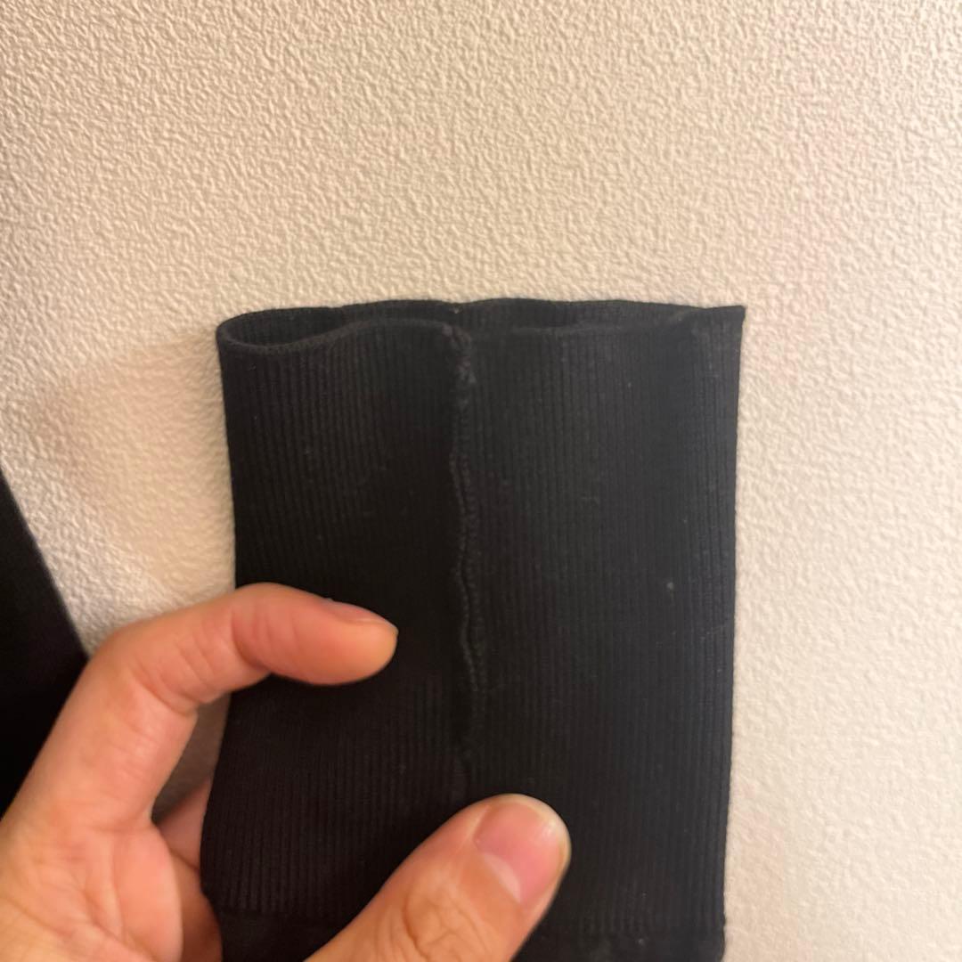 ジョンスメドレー シーアイランドコットン　ポロセーター　ブラック　S