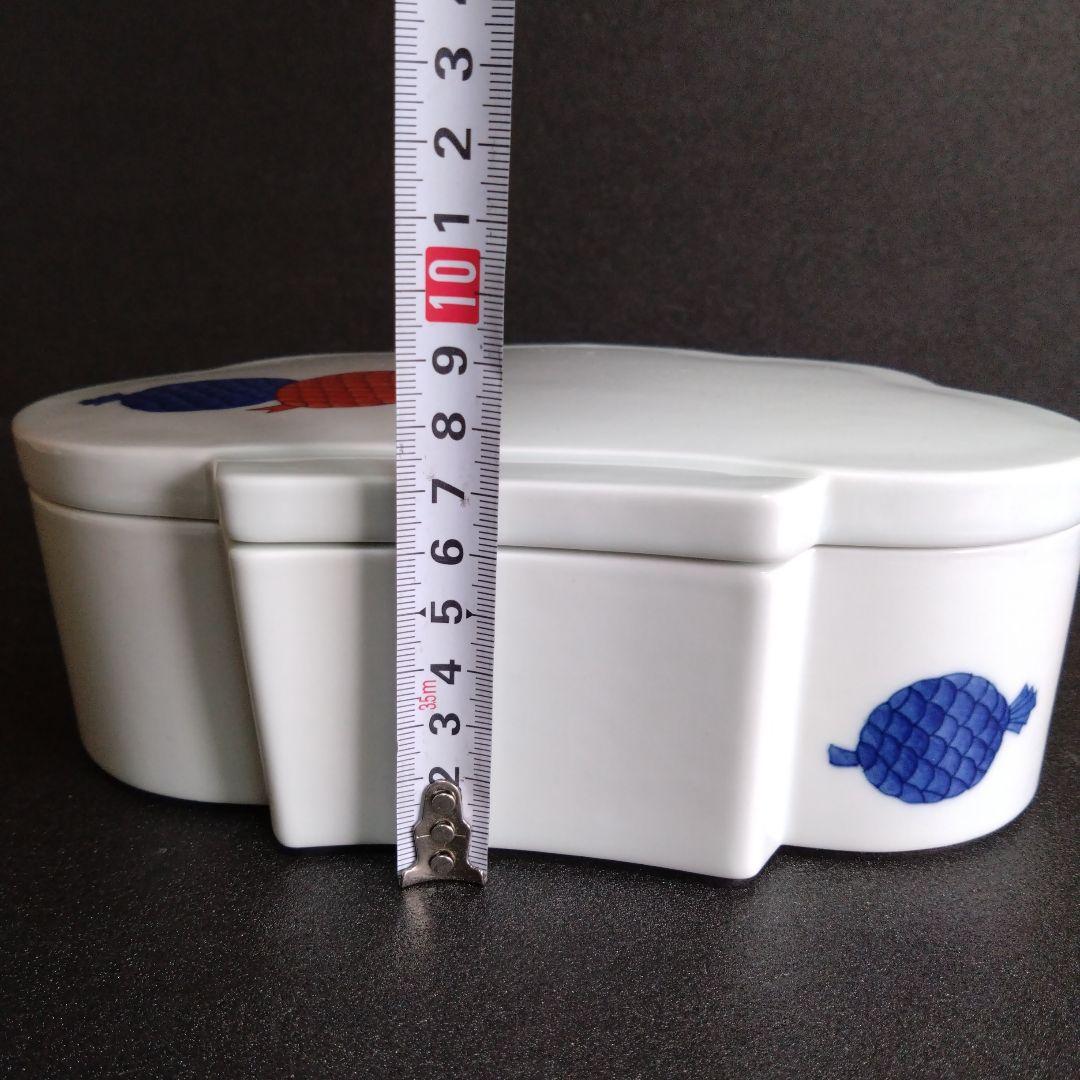 未使用 伊万里 鍋島焼 畑萬陶苑 松 陶箱　お祝い