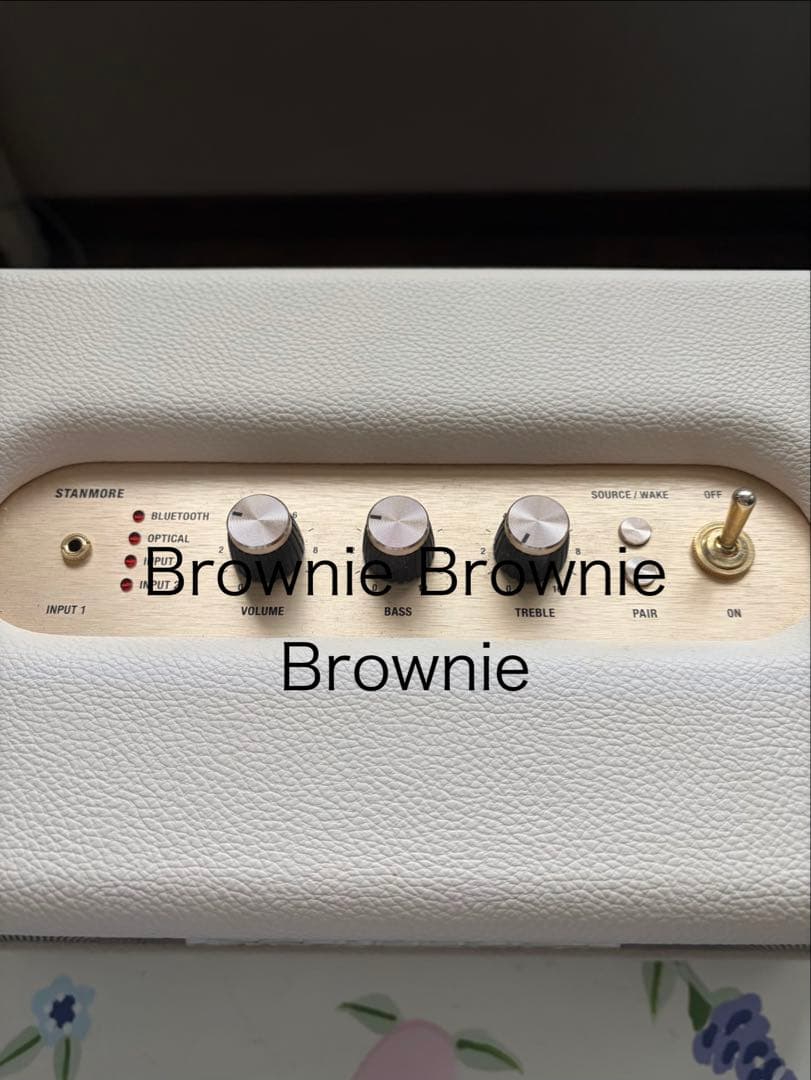 Marshall Stanmore Bluetooth スピーカー クリーム