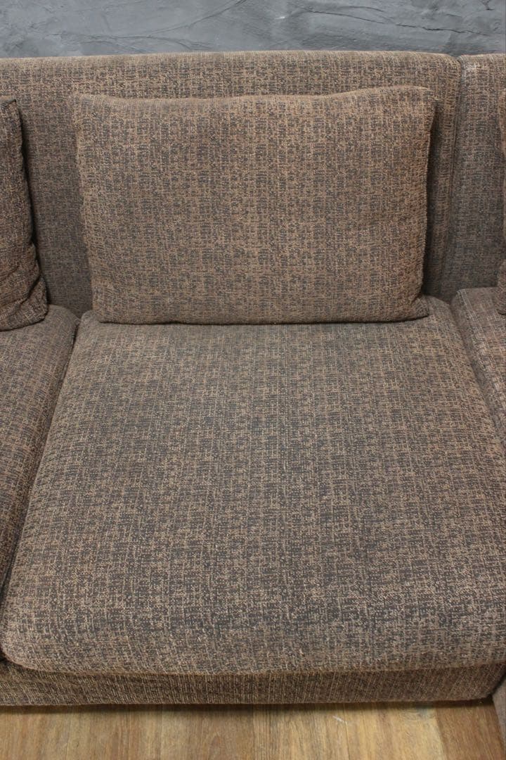 首都圏送無料〜売り切り特価KEYUCA45万大型コーナーソファフェザークッション