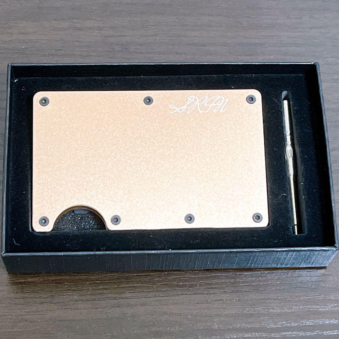 薄い財布 マネーバンド キャッシュレス アルミニウム カードケース