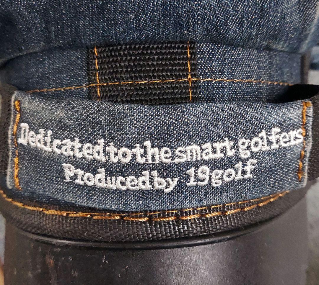 デニムダメージビンテージ風 ゴルフスタンドバッグ