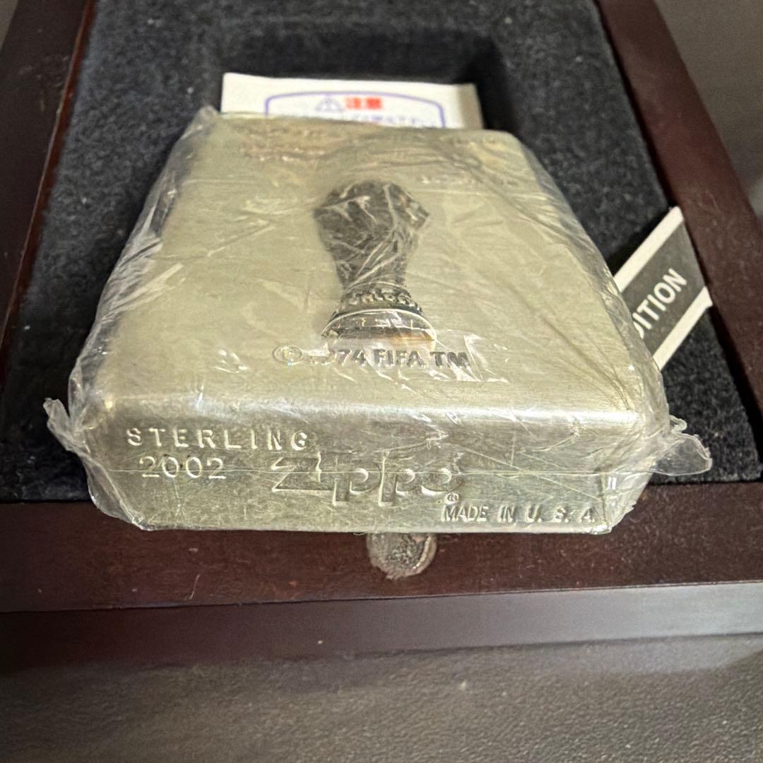 純銀 スターリングシルバー FIFA日韓ワールドカップ100個限定 ZIPPO