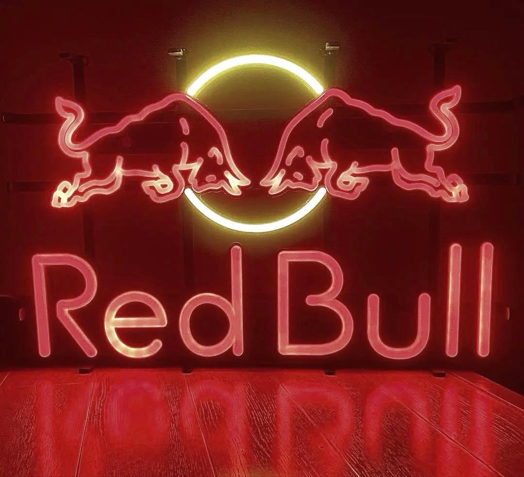 Red Bull ネオンサイン Red Bull ロゴ ライトスタンド看板