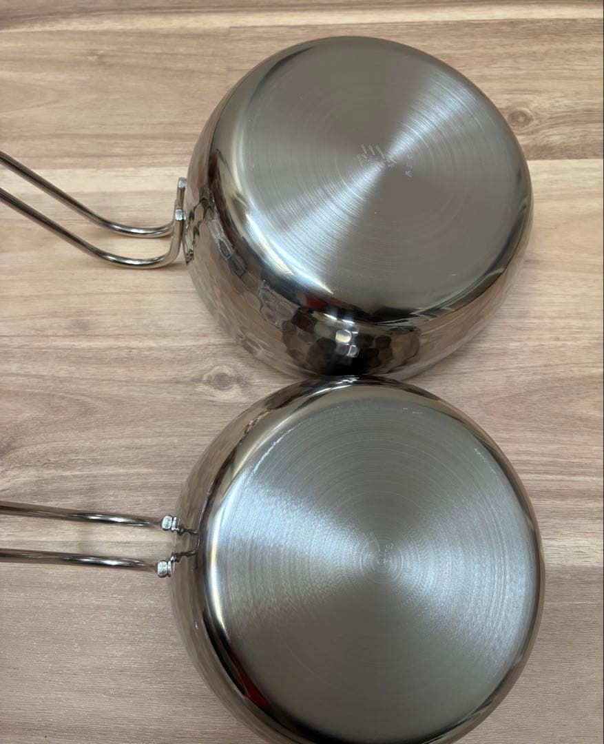 燕三条雪平鍋 彩式16cm.18cm 2個セット