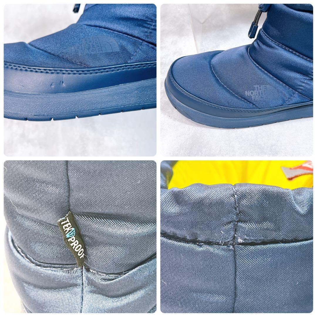 美品【ノースフェイス】ヌプシブーツ (25) ウィンターブーツ　防水　ネイビー