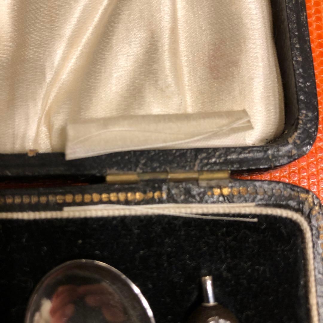 英国ヴィンテージ　コーヒービーン　純銀スプーン　6本セット