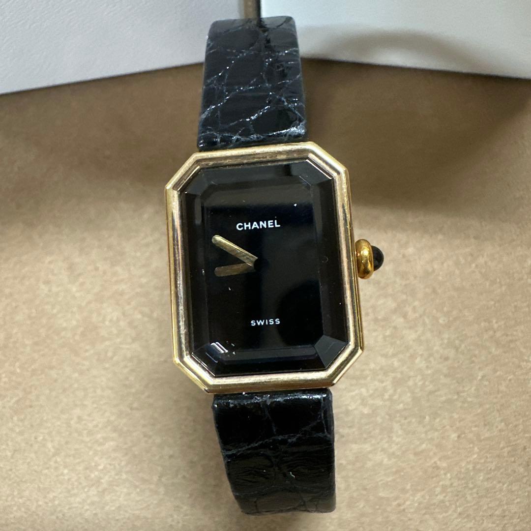 シャネル CHANEL　18k　レディース　プルミエール腕時計　１８金