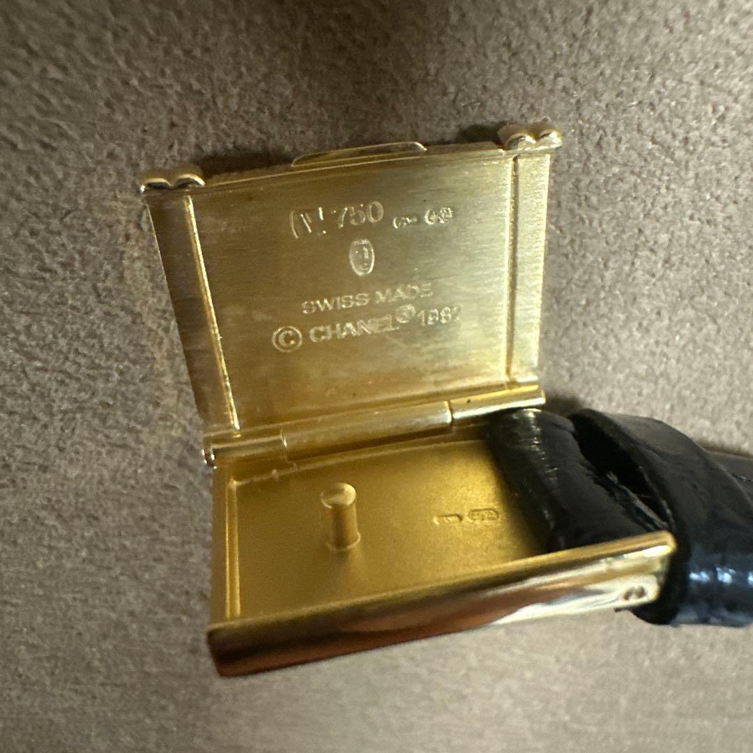 シャネル CHANEL　18k　レディース　プルミエール腕時計　１８金