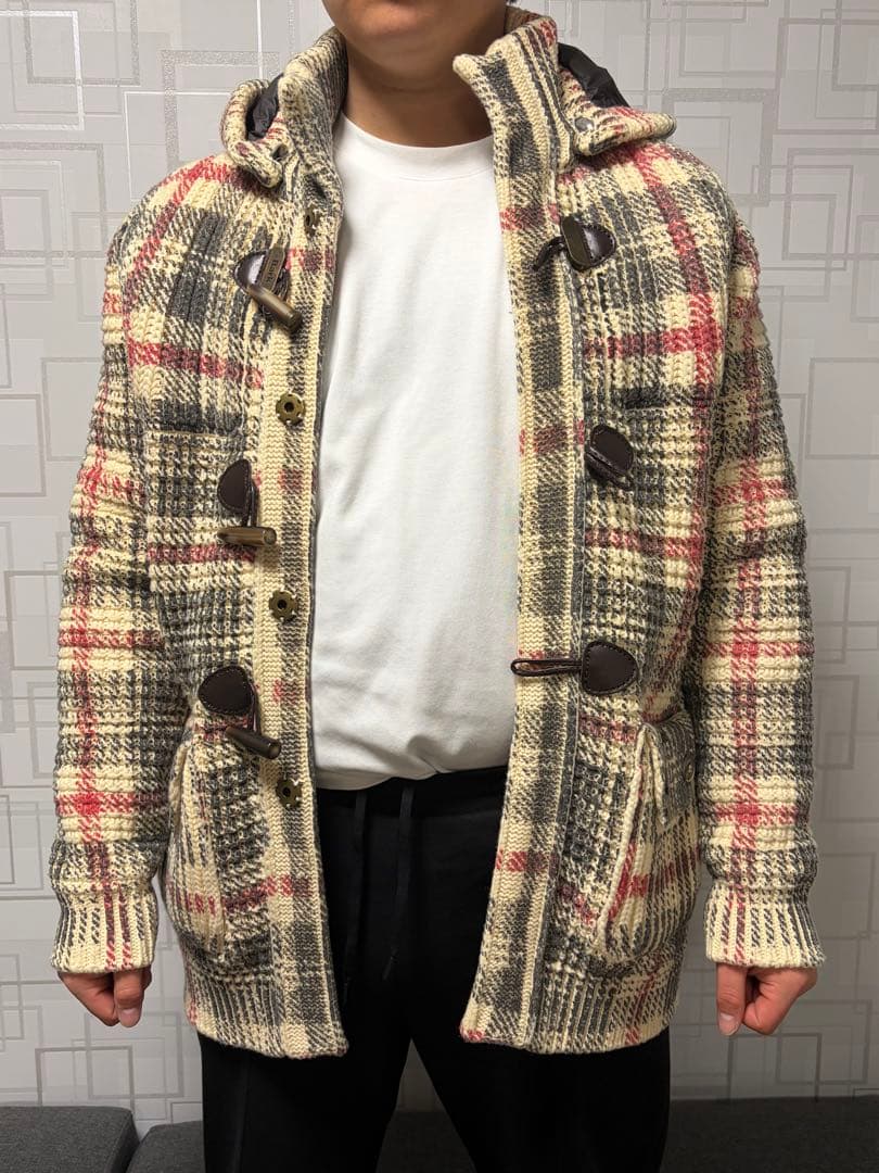 ★美品★ Bark バーク　ニットダッフルコート