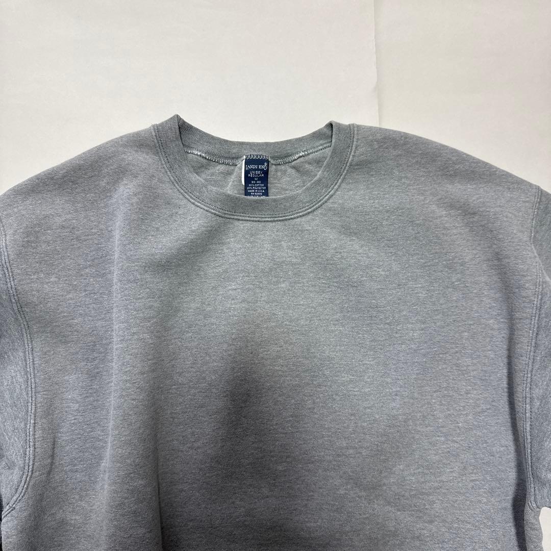 ランズエンド　スウェット　Mサイズ　グレー色