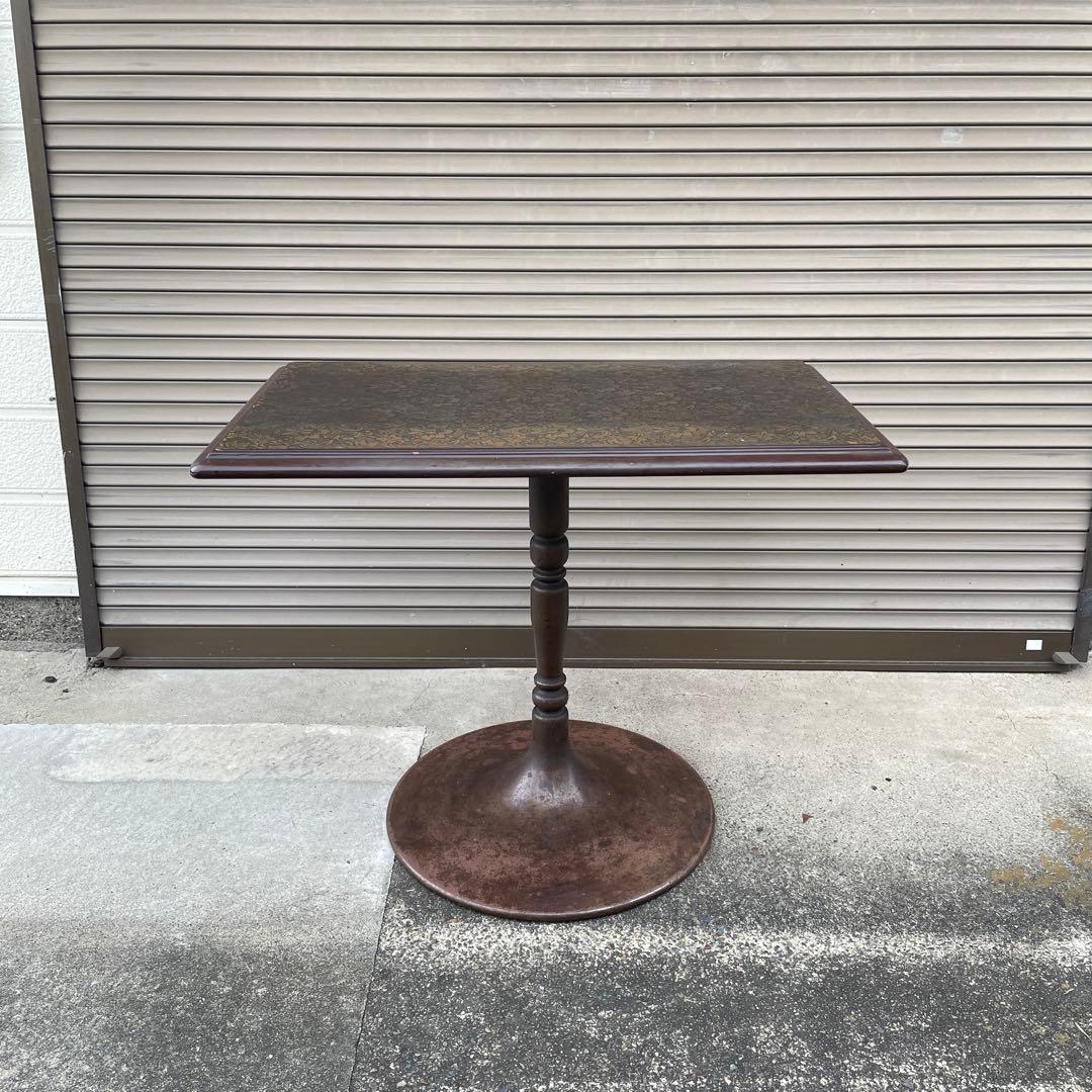 レア美品！純喫茶　銅板　珈琲テーブル　当時物　喫茶店　昭和レトロ　美品
