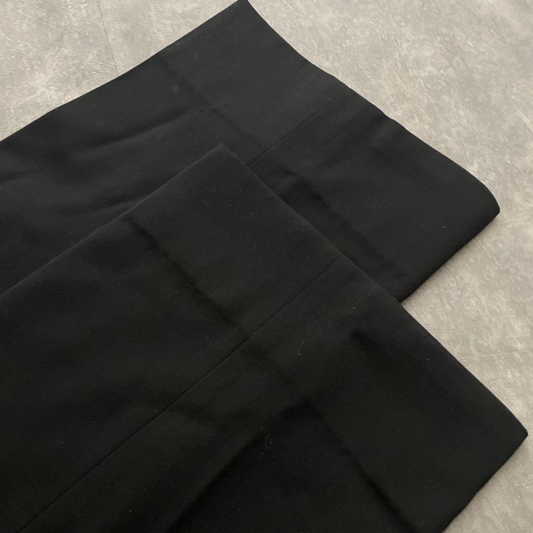 極上 漆黒ウール 黒金ボタン ダブルブレストスーツ OLD CELINEネクタイ