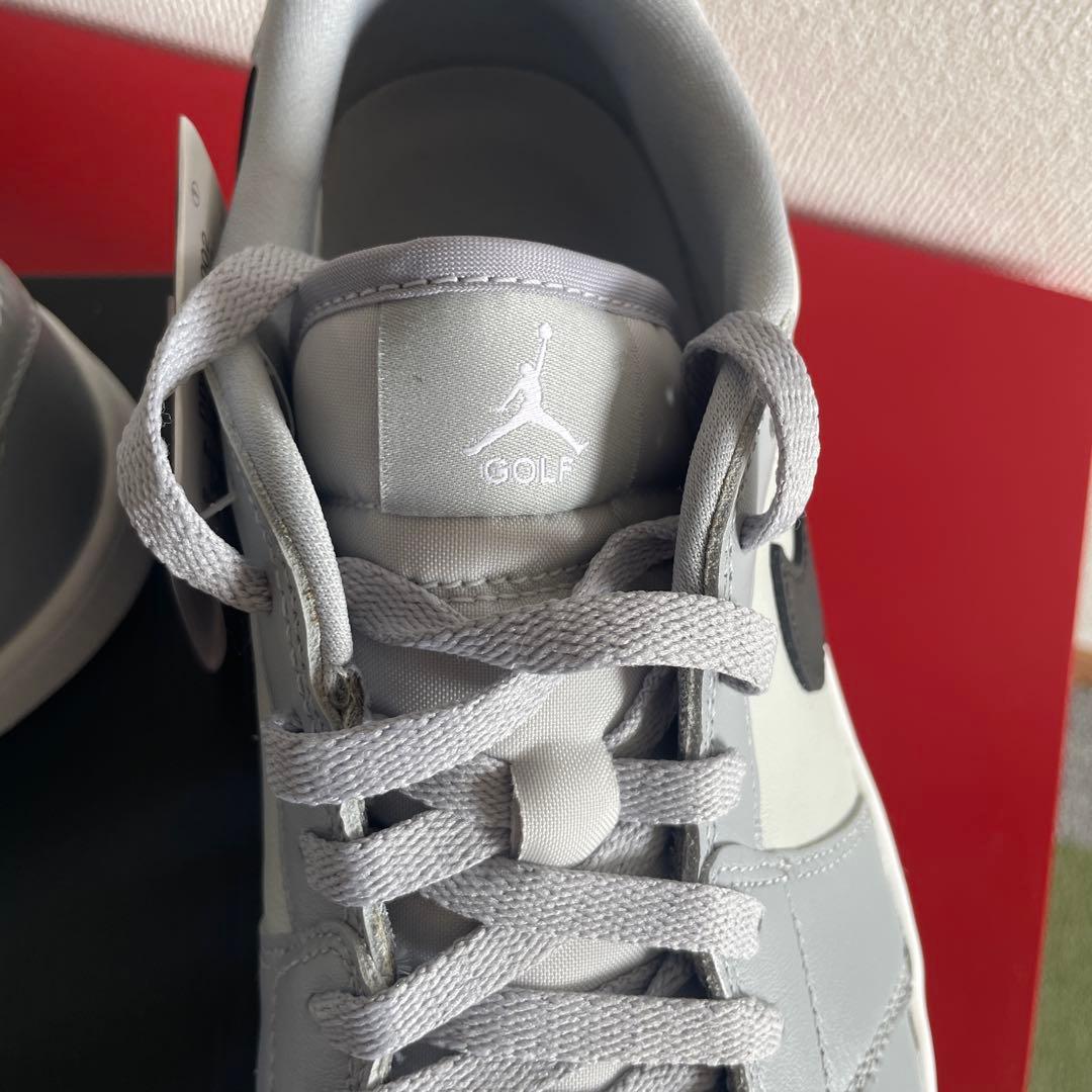 新品 NIKE エアジョーダン1 ロー ウルフグレー ゴルフシューズ28.5