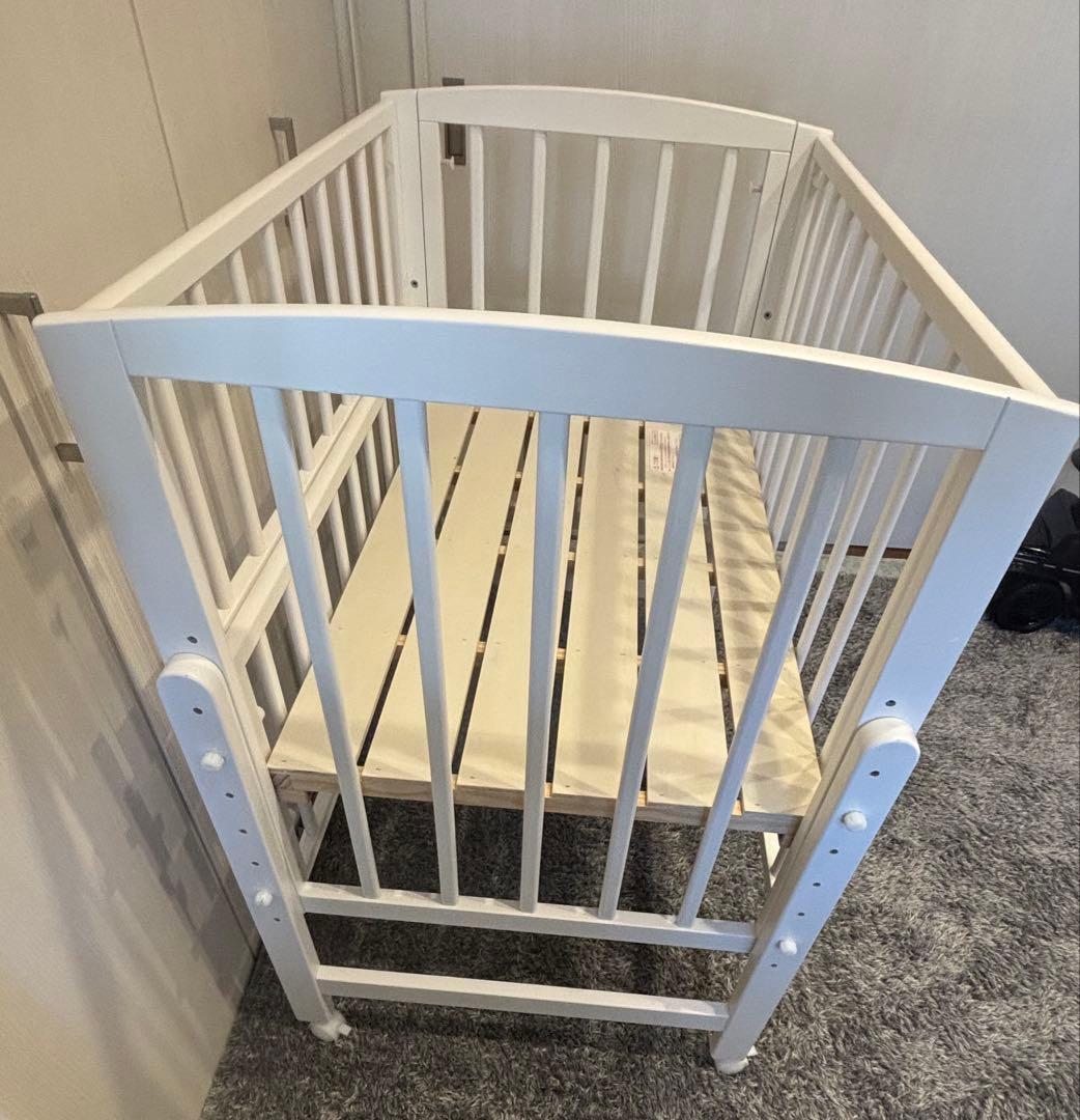 ノモック Wオープンハイタイプ ミニベビーベッド 大和屋