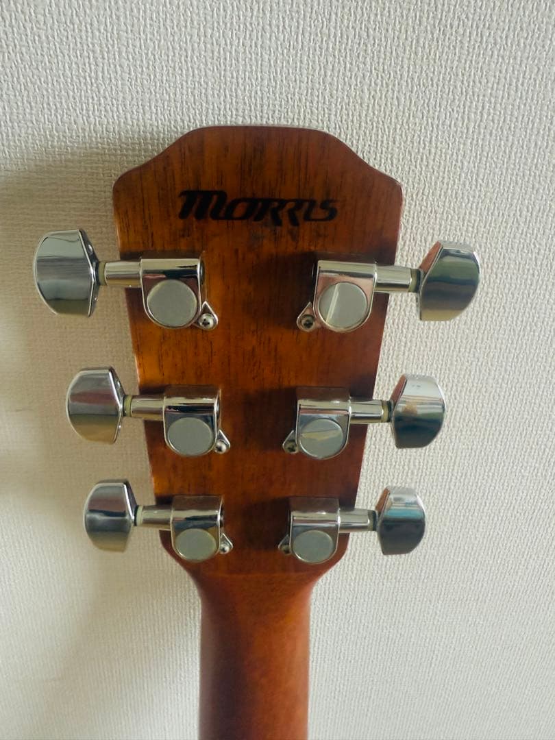 【美品】レフティー(左利き)アコースティックギターMorris M-01LHTS