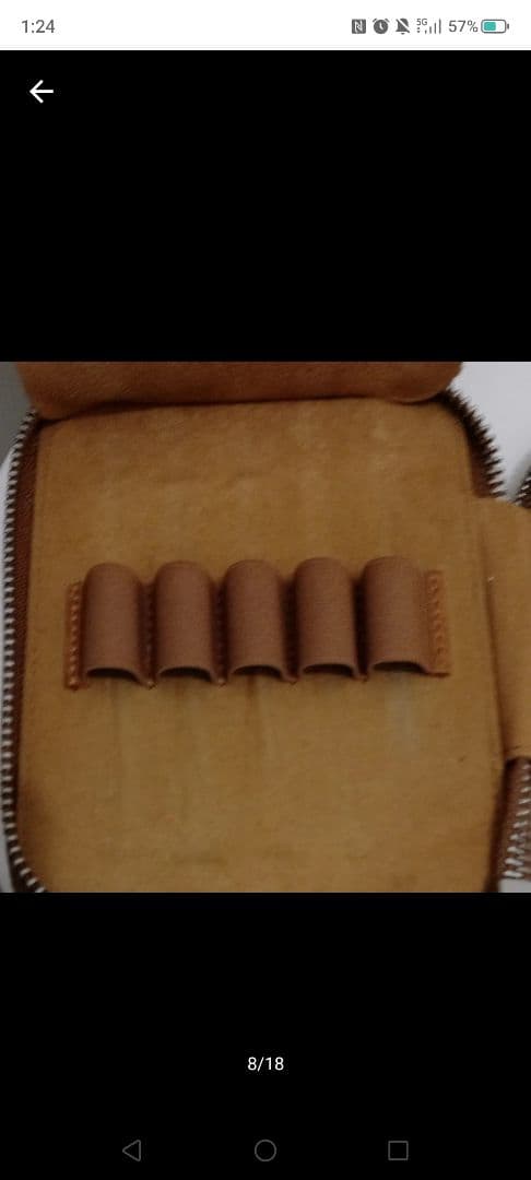 ほつれあり　ガレンレザー　10本差し　GALEN LEATHER