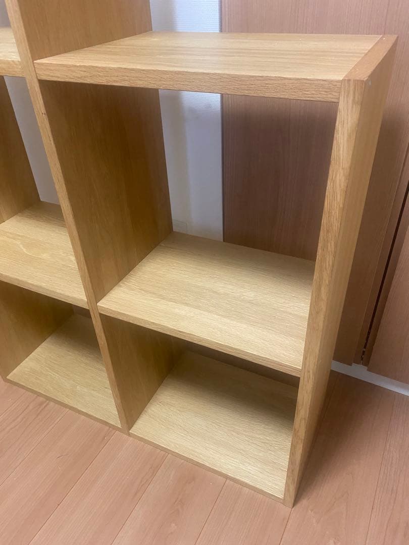 無印良品 スタッキングシェルフセット 3段＋2段の2列