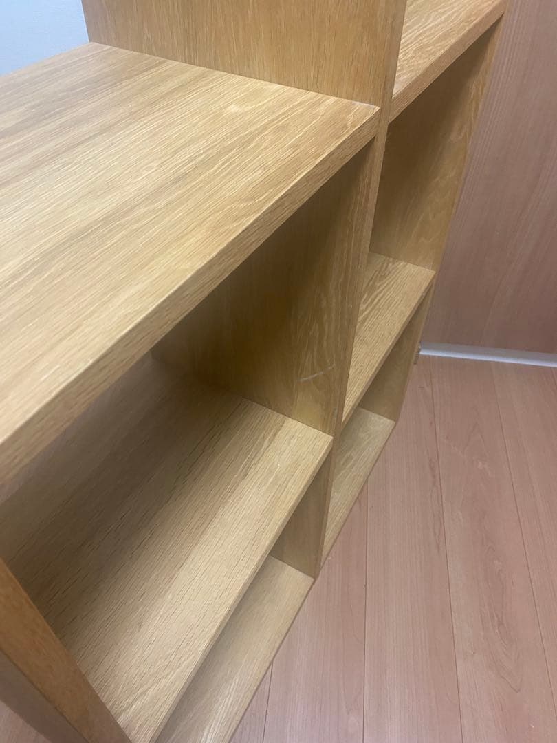 無印良品 スタッキングシェルフセット 3段＋2段の2列