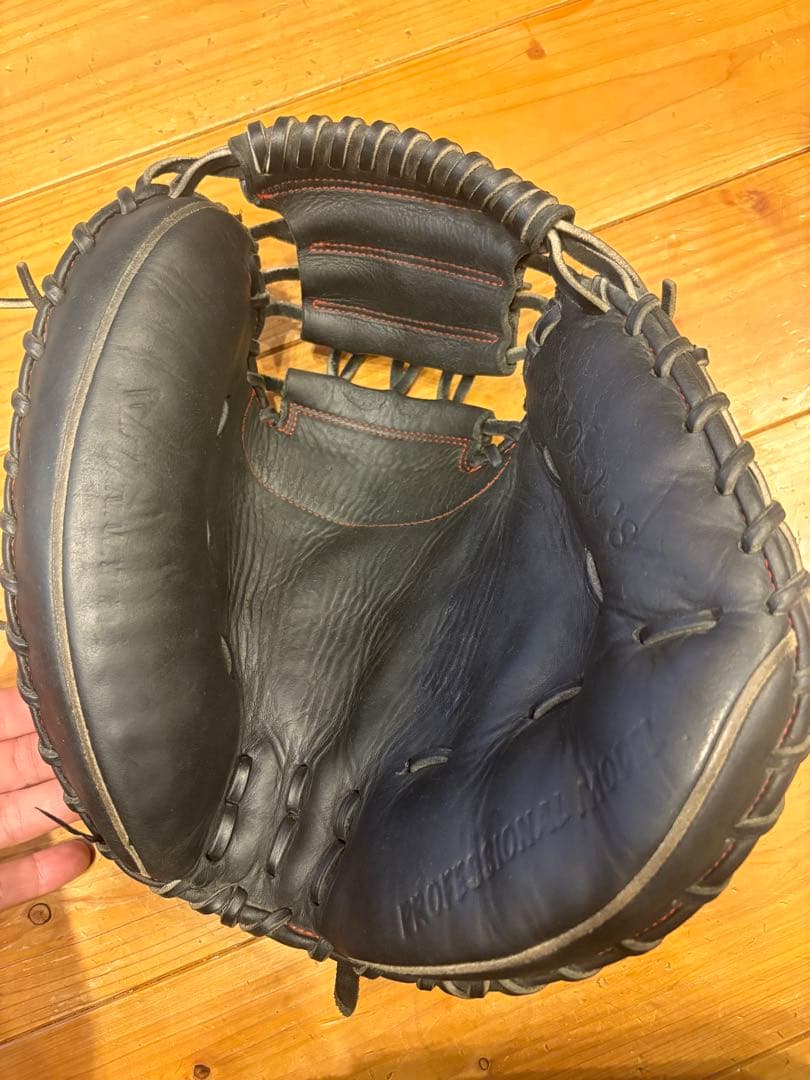 ハタケヤマPRO-JC8キャッチャーミット　黒　即戦力　少年用