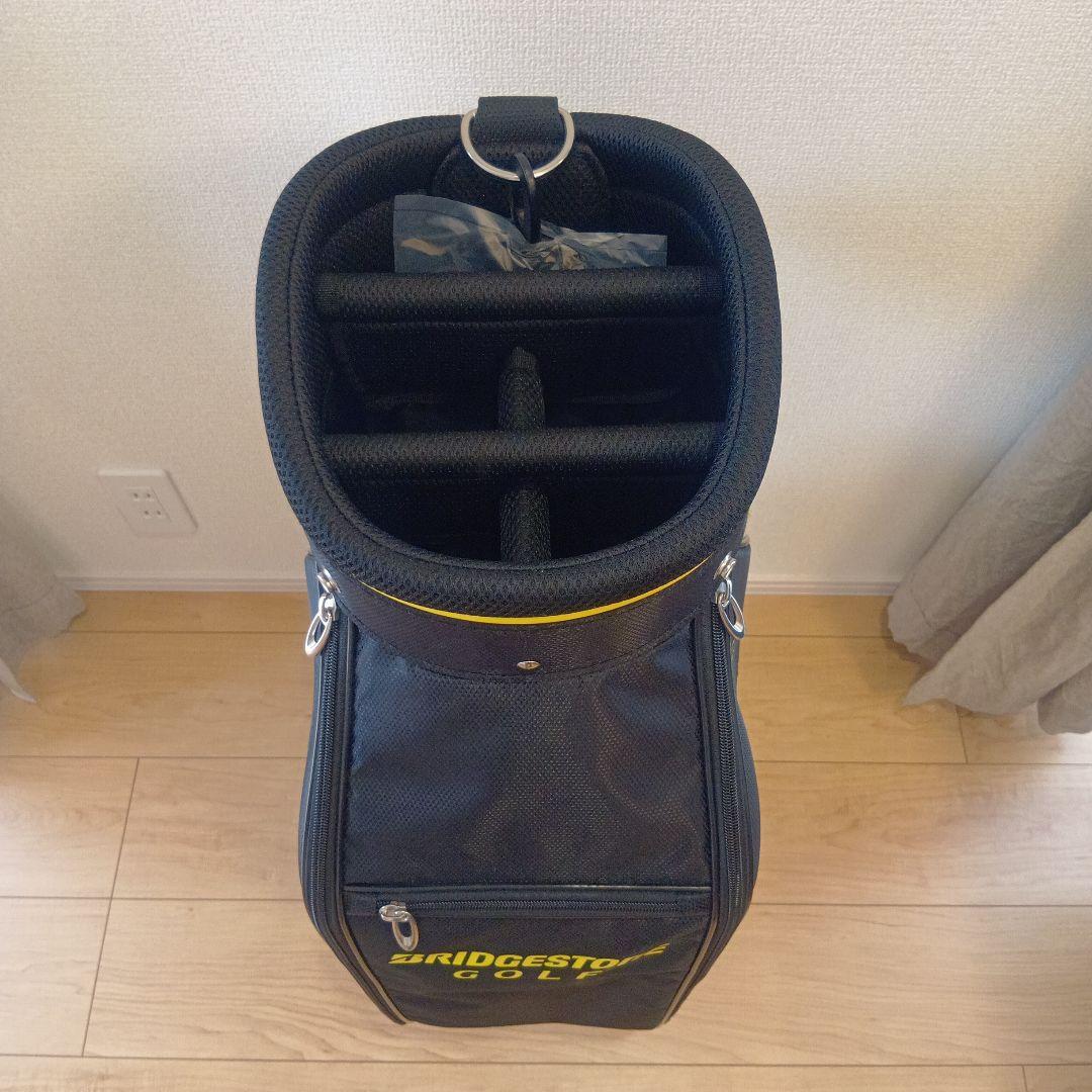 ★新品・未使用★ BRIDGESTONEキャディバッグ 黒/黄　ブリヂストン