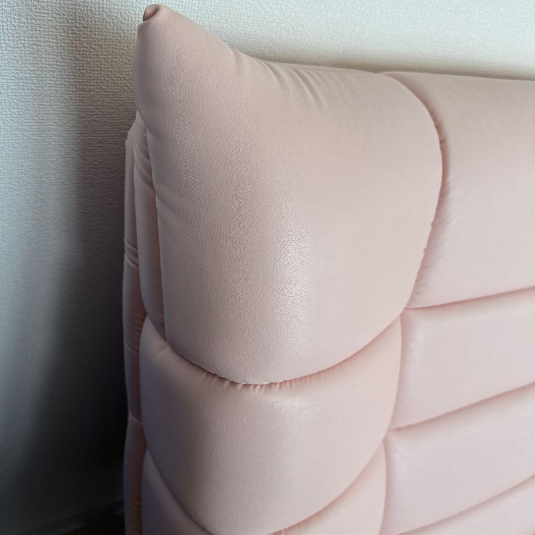 ALEX ローソファ 3人掛け ハイバック ピンク