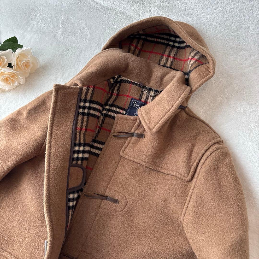 【英国製】Burberrys バーバリー 裏地ノバチェック柄 ダッフルコート