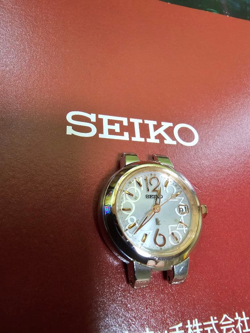 ⭐【超美品希少レア】SEIKO ルキア 1B22.0AK0電波ソーラー腕時計