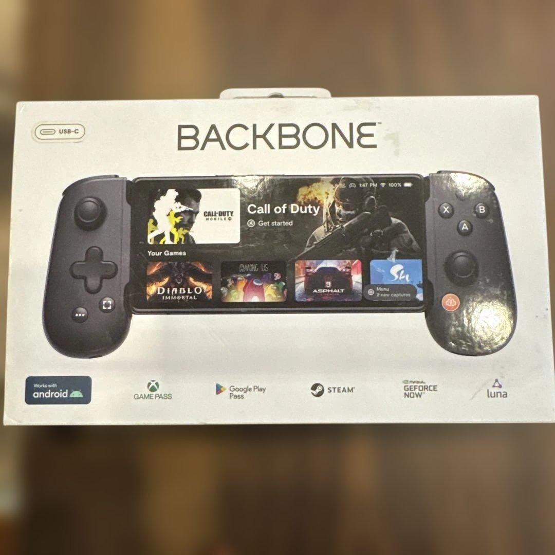 BACKBONE ゲームコントローラー USB-C 収納ケース付き