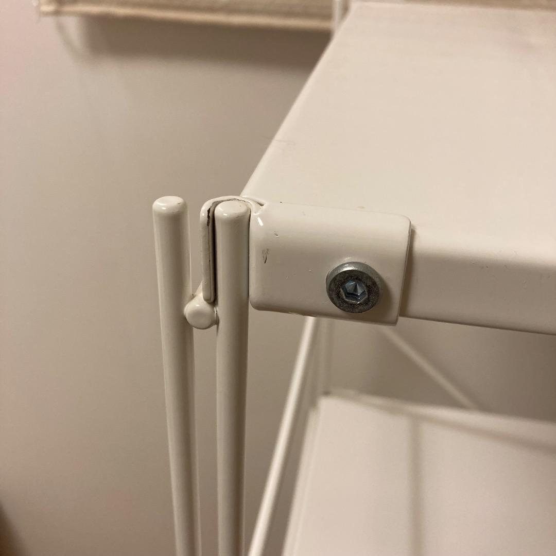 【無印良品】スチールユニットシェルフ・スチール棚セット・ワイド・中・ライトグレー