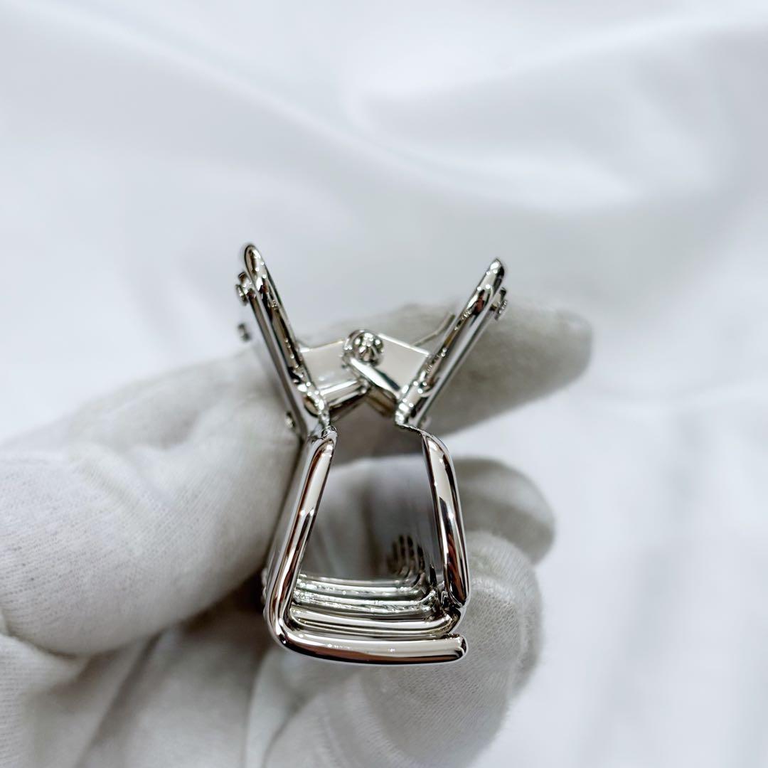 極美品　正規品✨　PRADA プラダ　ヘアクリップ　バレッタ　メタルクリップ