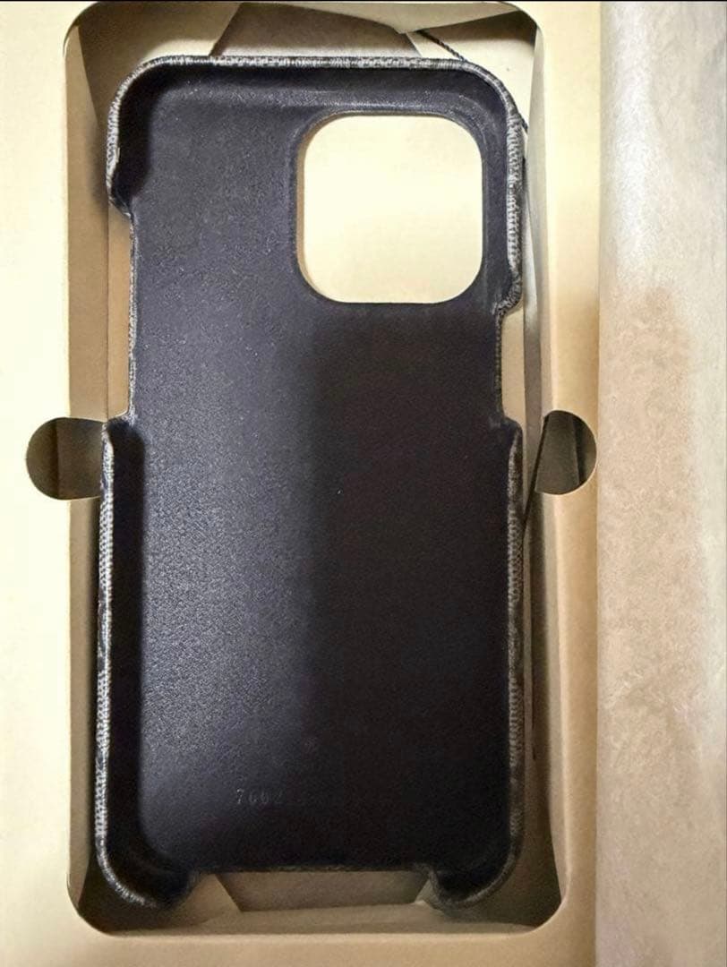 GUCCI GGパターン レザーケース iPhone15ProMAX