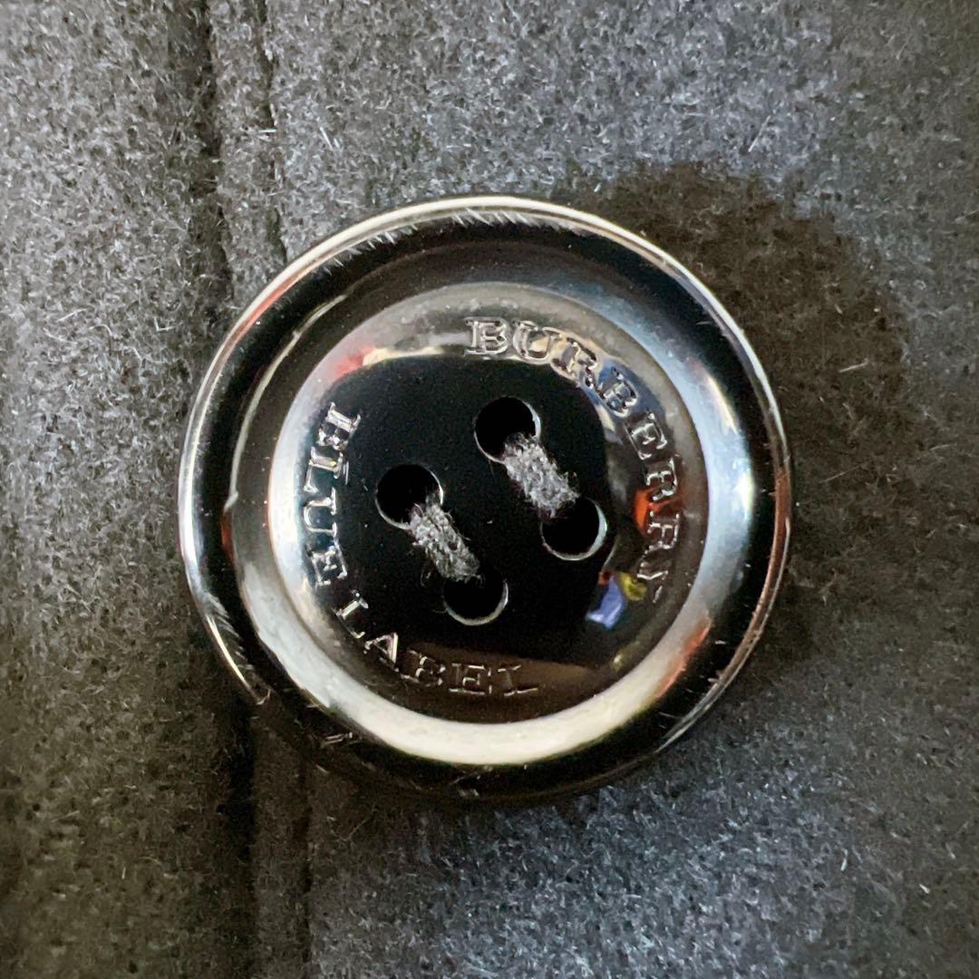 バーバリーブルーレーベル コート ダブル アンゴラ ベルト ノバチェック 38