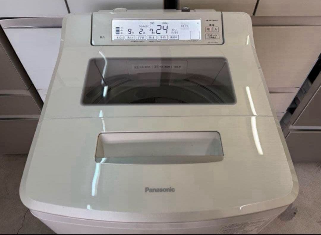 【高年式】2021年式 8kg Panasonic 洗濯機 NA-SJFA808