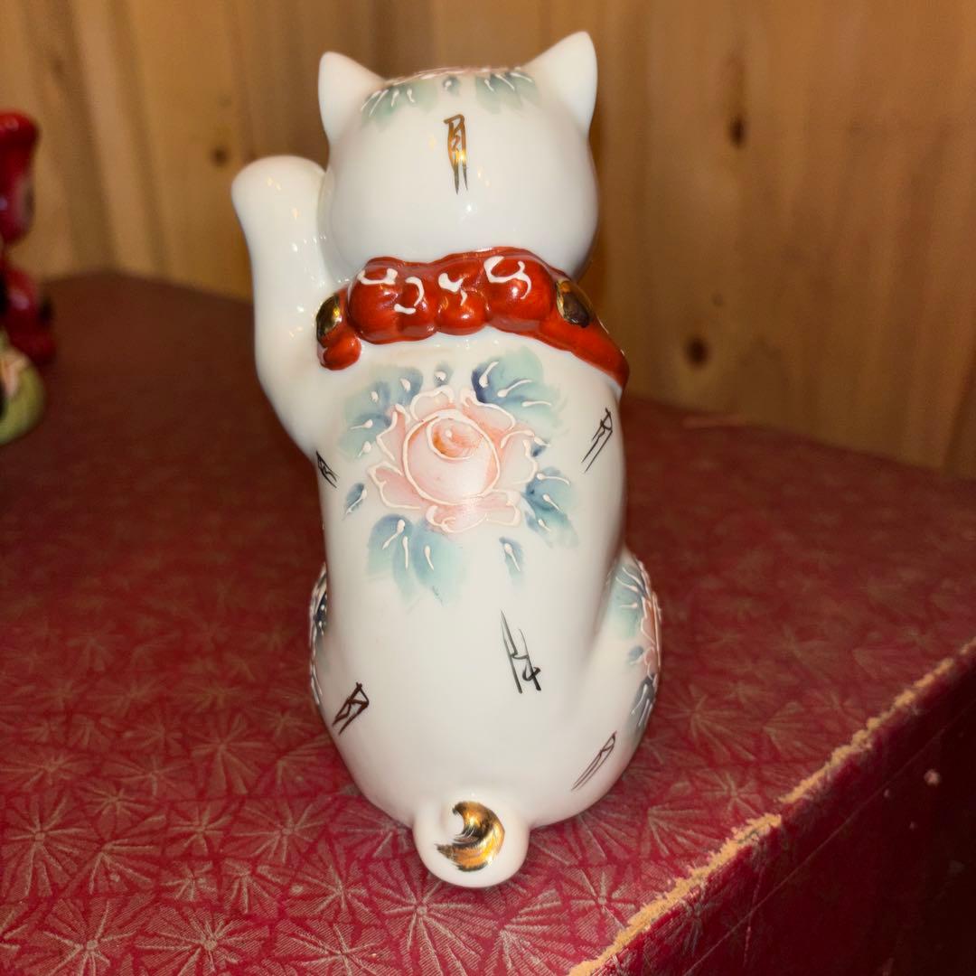 伊万里焼 招き猫