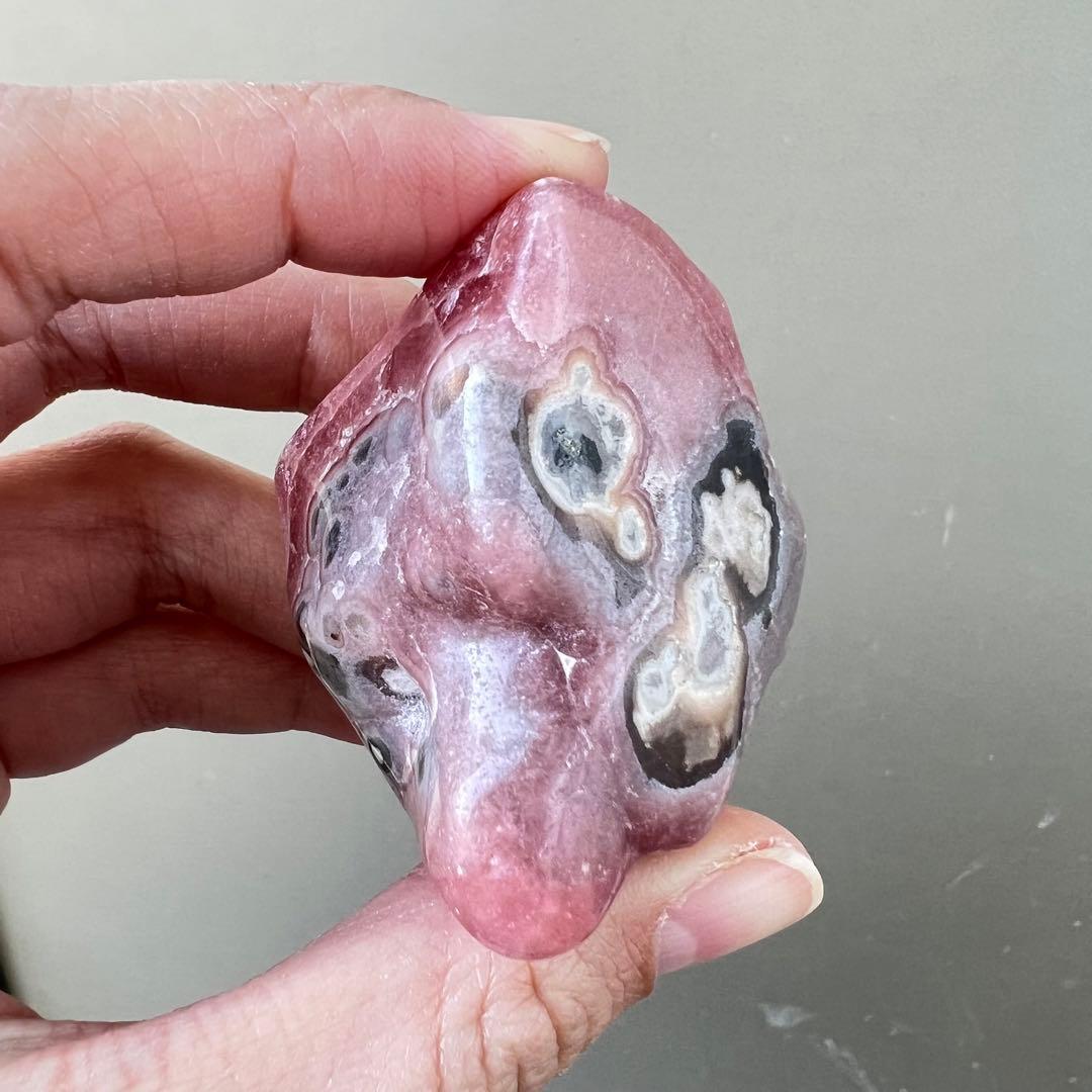 （Inca5）高品質アルゼンチン産インカローズ 磨き原石 天然石 飾り石