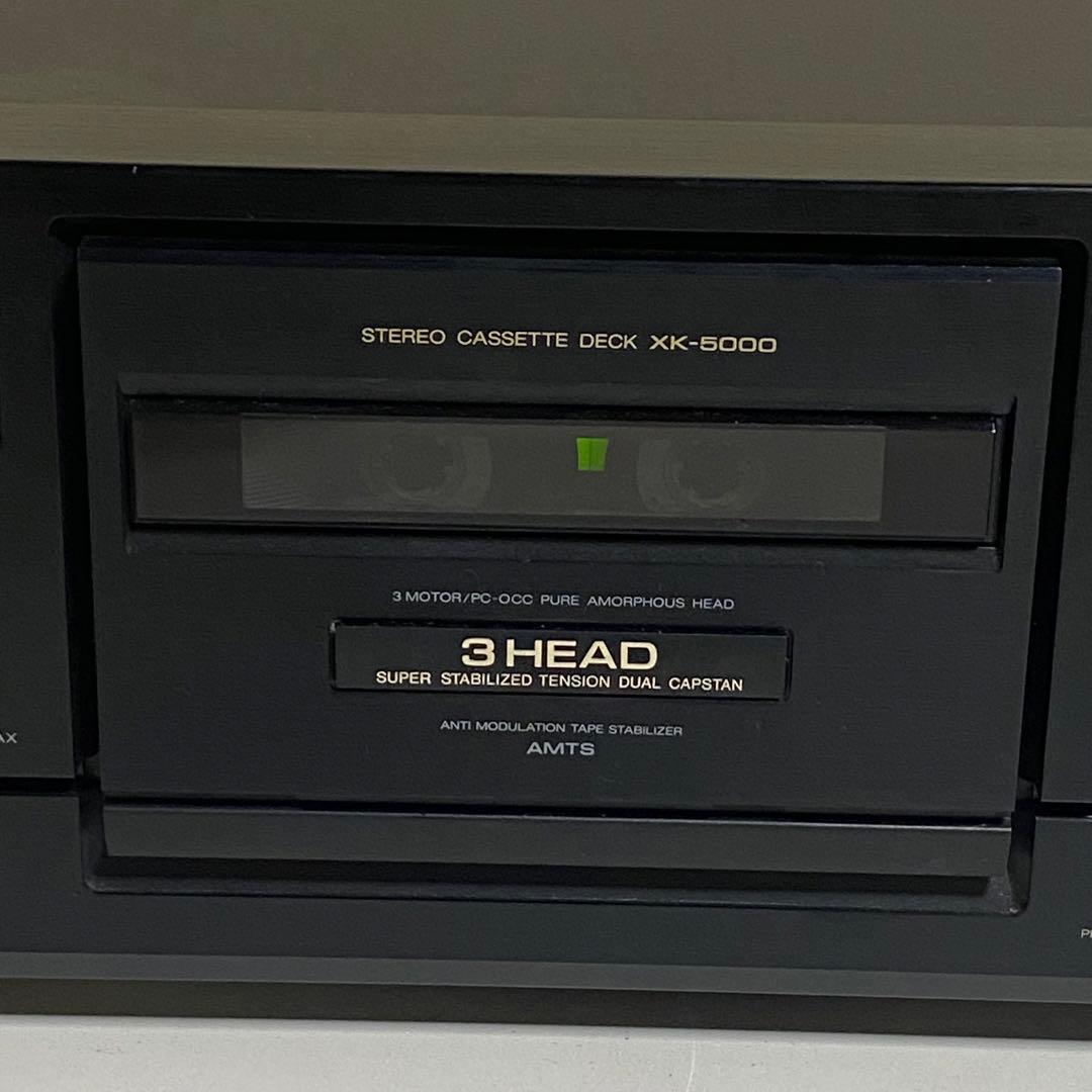 通電確認済み aiwa カセットデッキ XK-5000 HX PRO 3HEAD