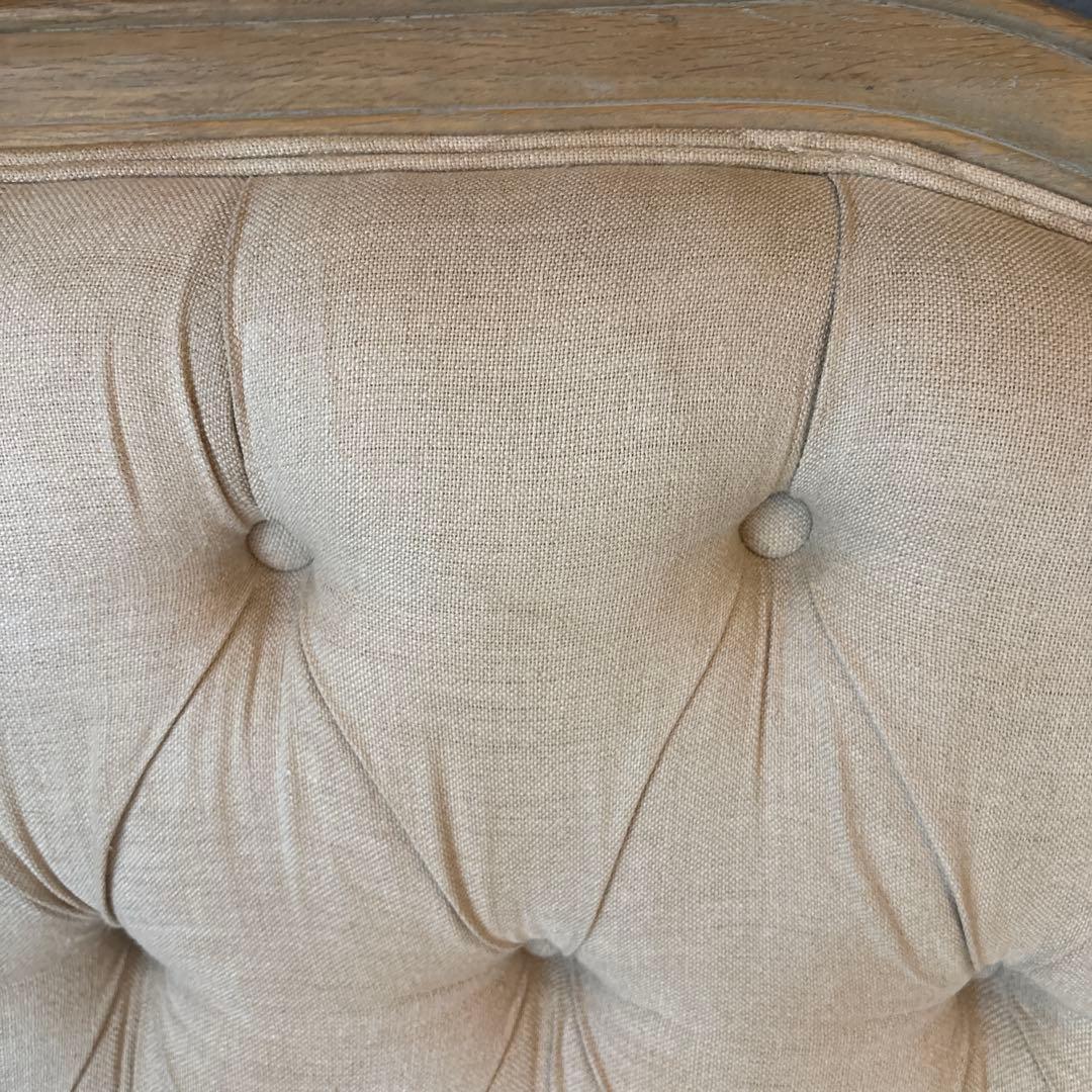 サラグレースリネンソファーオットマンのみ