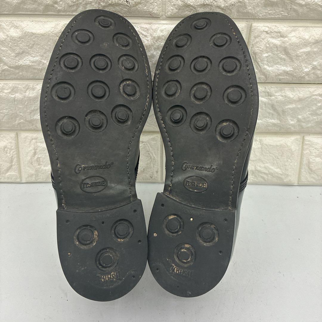 【名品】サンダース 1128B ミリタリーダービーシューズ 7 ブラック