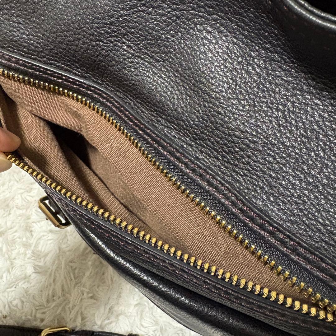 美品✨コールハーン Archive Leather Shoulder Bag